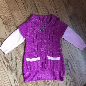 Little Lass sweater dress 18 months
